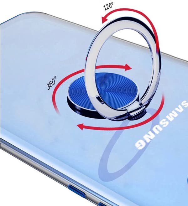 Smart Skal med Ringhållare (FLOVEME) - Huawei P40 Lite E