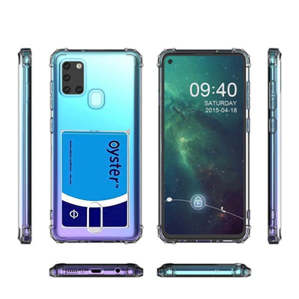 Skyddsskal med Kortfack FLOVEME - Samsung Galaxy A21S