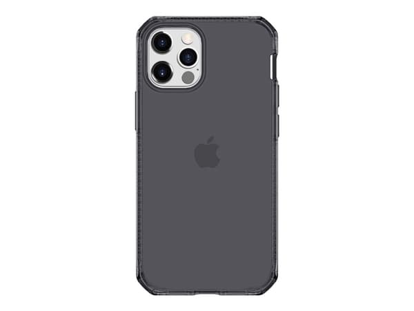 ITSKINS Spectrum Clear - Baksidedeksel for mobiltelefon - termoplast-polyuretan (TPU), Impacthane - røyk - for Apple iPhone 12 Pro Max