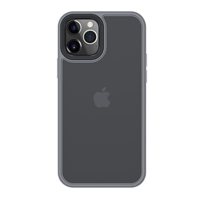 iPhone 12 Mini Cover Hård Plastikik TPU Grå