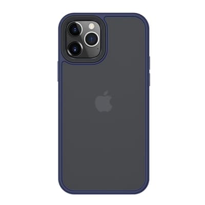 iPhone 12 Mini Cover Hård Plastikik TPU Blå