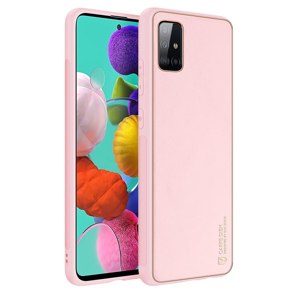 Samsung Galaxy A51 Suojakuori YOLO Series Vaaleanpunainen