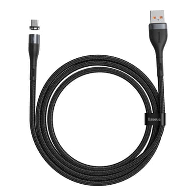 Kaapeli Zinc Magnetic Micro-USB Musta