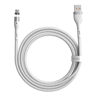 Kaapeli Zinc Magnetic Micro-USB Valkoinen
