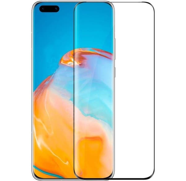 Huawei P40 Pro Heltäckande 3D Härdat Glas Skärmskydd 0,2mm