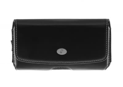 Insmat BUSINESS 7XL HORIZONTAL VESKE - Bæreveske til mobiltelefon - ekte lær - for Samsung Galaxy S8+