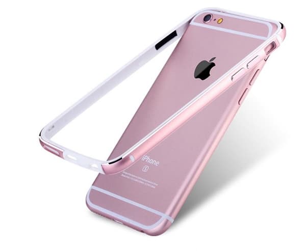 iPhone 6/6S Plus - Stilren Bumper i Aluminium och Silikon