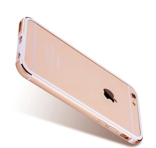 iPhone 6/6S Plus - Stilren Bumper i Aluminium och Silikon