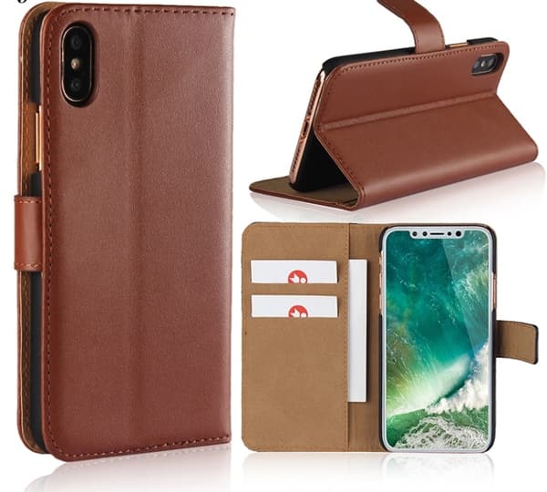 Elegant Fodral (Läder) till iPhone X/XS