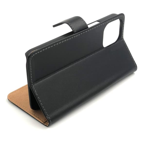 SKALO iPhone 12 Pro Max Plånboksfodral Äkta Skinn