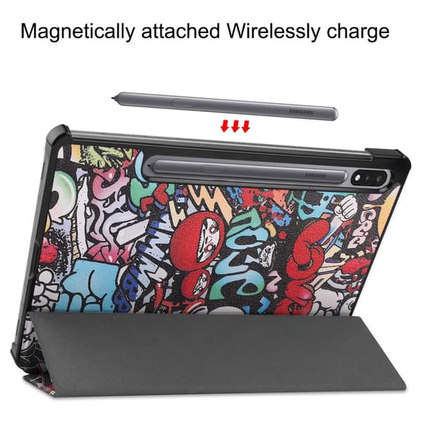Slim Fit Dekseldeksel Til Samsung Galaxy Tab S7/S8 - Graffiti