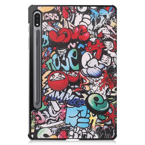 Slim Fit Dekseldeksel Til Samsung Galaxy Tab S7/S8 - Graffiti