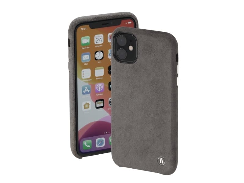 Hama Finest Touch, Omslag, Apple, iPhone 12, Antracit