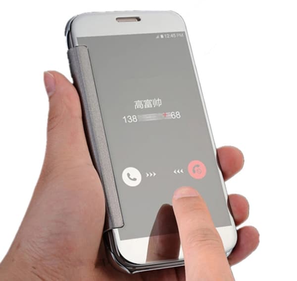 iPhone 6/6S Plus - LEMAN Stilrent Clear View-fodral (ORIGINAL)