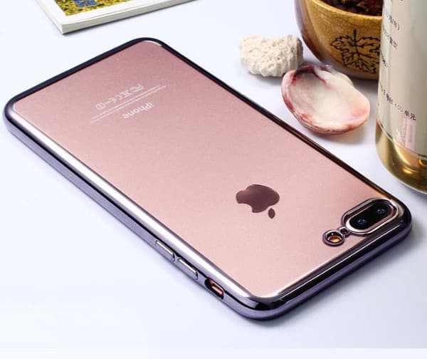 iPhone 8 Plus - Smart Stötdämpande Silikonskal från LEMAN