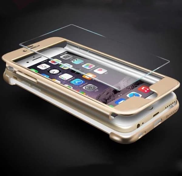 Praktiskt Skyddsfodral för iPhone 6/6S PLUS (Fram och bak)