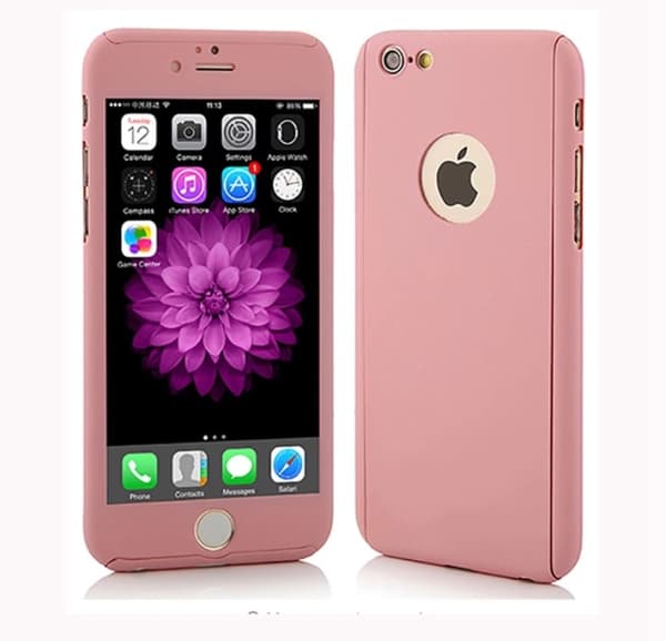 Praktiskt Skyddsfodral för iPhone 6/6S PLUS (Fram och bak)