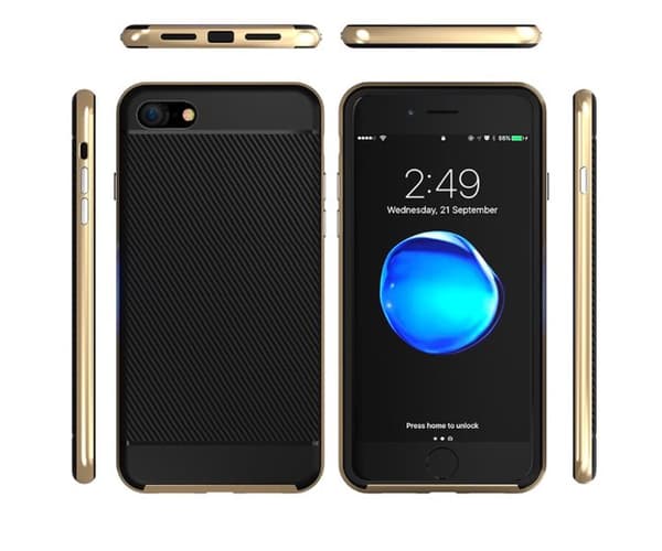 iPhone 7 - Stilrent Stötdämpande skal - DUBBELT SKYDD