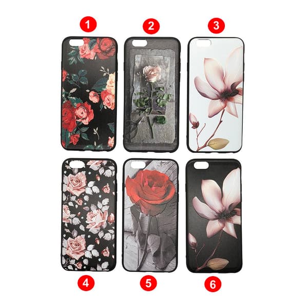 Blommiga Skyddsskal för iPhone 6/6S Plus
