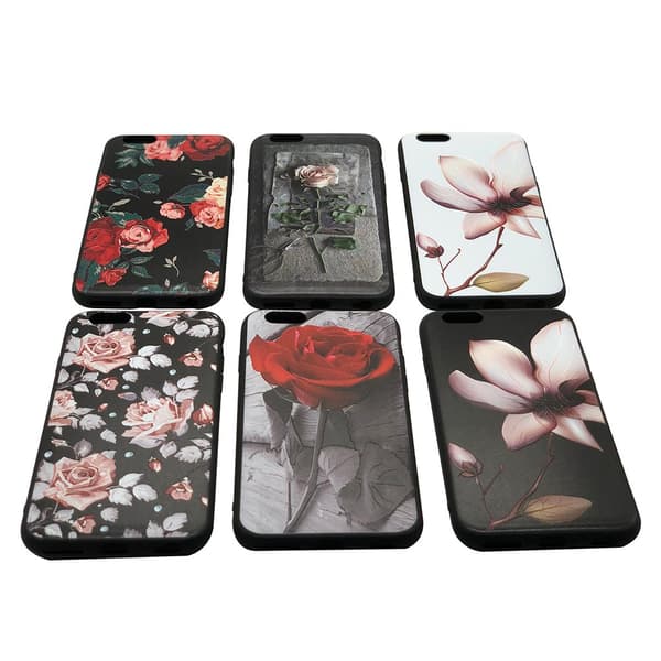 Blommiga Skyddsskal för iPhone 6/6S Plus