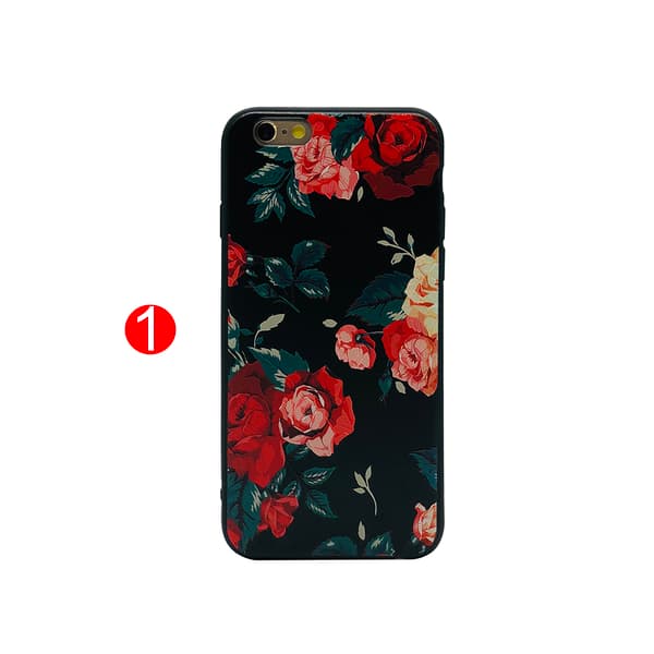 Blommiga Skyddsskal för iPhone 6/6S Plus