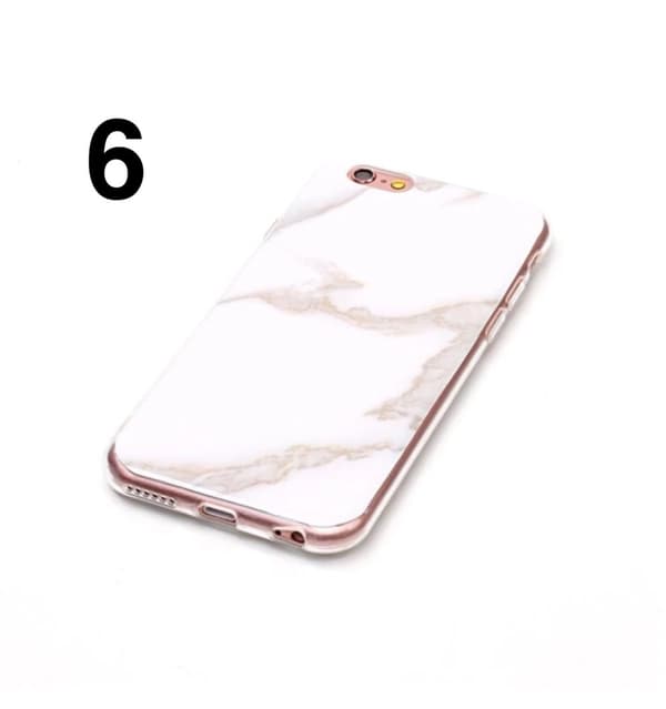 NKOBEE Silikonskal i Marmorfinish för iPhone 7 Plus