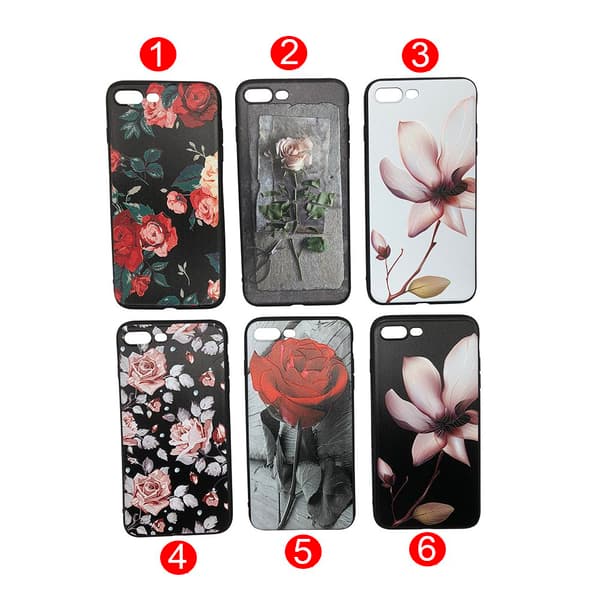 Blommiga skal för iPhone 7