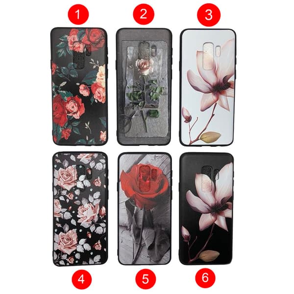 Blommiga Skyddsskal för Samsung Galaxy S9 Plus
