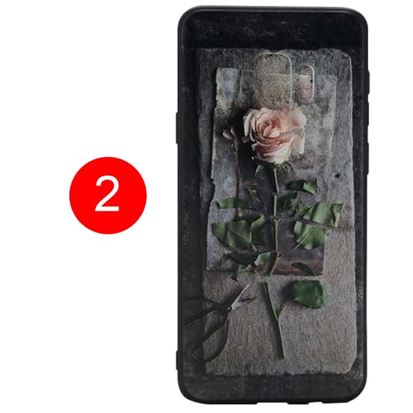 Blommiga Skyddsskal för Samsung Galaxy S9 Plus