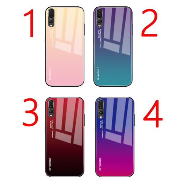 Huawei P20 Pro - Stötdämpande Effektfullt Galaxy Rain Skal
