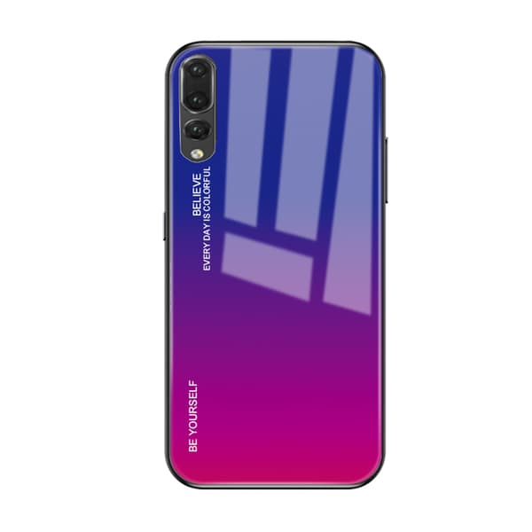 Huawei P20 Pro - Stötdämpande Effektfullt Galaxy Rain Skal