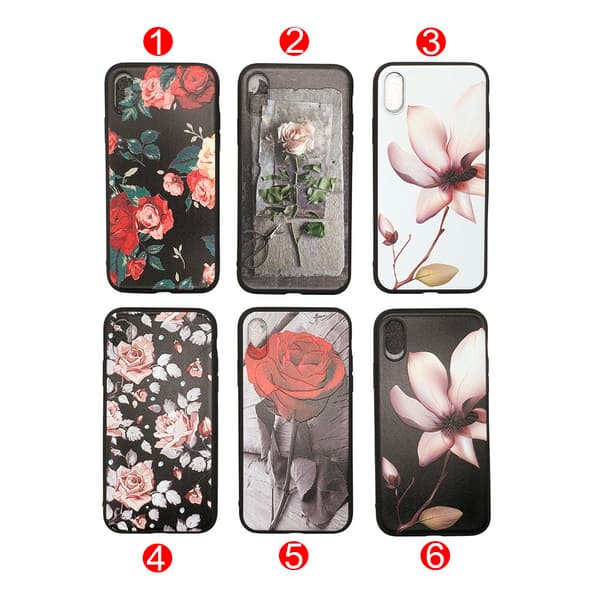 Skal med Sommar-motiv för iPhone X/XS