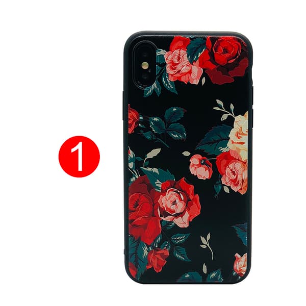 Skal med Sommar-motiv för iPhone X/XS
