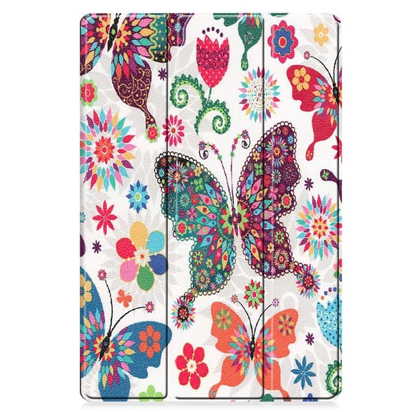 Tri-fold Stand Smart Case for Samsung Galaxy Tab S7 Plus / S8+ - Butterflies