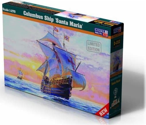 Olymp Aircraft Kolumbus-laiva "Santa Maria" 1:270 SD-212 purjelaiva liimattava yhteen Olymp Aircraft -malli