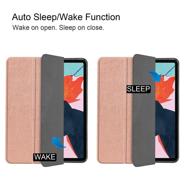 Apple iPad Air (2020) Kolmintaitettava tabletin suojakotelo - Ruusukulta
