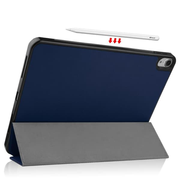 Apple iPad Air (2020) (2022) Trifoldet stativ-tabletetui - Mørkeblå