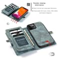 Miniatyrbild 8 av 11: CASEME iPhone 12 / iPhone 12 Pro Retro plånboksfodral - Grön