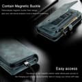 Miniatyrbild 11 av 11: CASEME iPhone 12 / iPhone 12 Pro Retro plånboksfodral - Grön