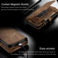 Miniatyrbild 7 av 11: CASEME iPhone 12 / iPhone 12 Pro Retro plånboksfodral - Brun