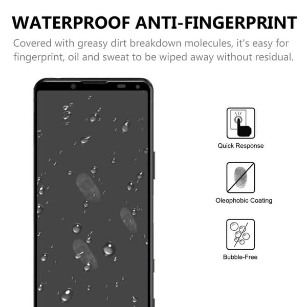 Fuldskærms hærdet glas med fuld lim Sony Xperia 5 II