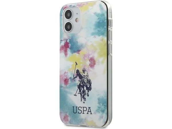 Kotelo US Polo Assn US Polo US Polo US Polo USHCP12SPCUSML iPhone 12 mini 5,4 tuuman monivärinen solmio ja väriaine kokoelma