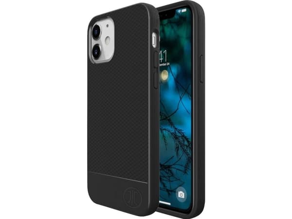 JT BERLIN Pankow Soft, Etui, Apple, iPhone 12 mini, 13,7 cm (5.4"), Sort