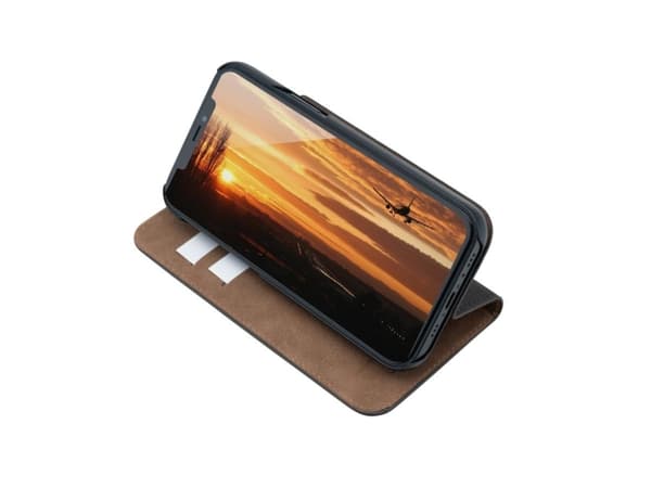 JT BERLIN Tegel, Utbytbara fodral, Apple, iPhone 12 Pro/iPhone 12, 15,5 cm (6.1"), Svart