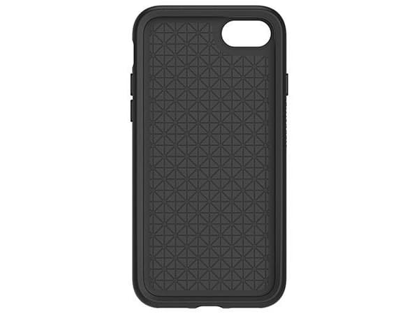 OtterBox Symmetry Series Apple iPhone 7 - Baksidesskydd för mobiltelefon - polykarbonat, syntetiskt gummi - svart - för Apple iPhone 6, 6s, 7, 8, SE