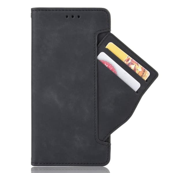 Wallet Stand Flip-telefonetui til Samsung Galaxy A42 5G - Sort
