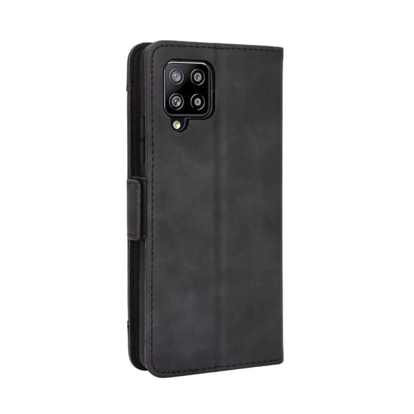 Wallet Stand Flip-telefonetui til Samsung Galaxy A42 5G - Sort