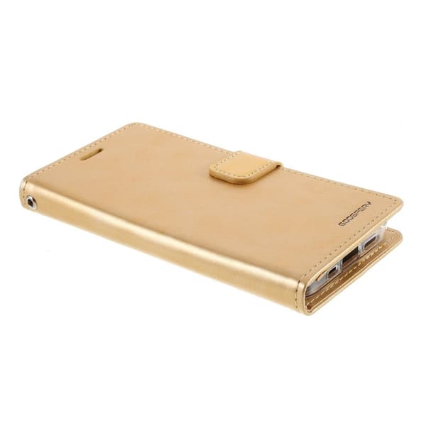 MERCURY GOOSPERY Blue Moon Wallet Case iPhone 12 Mini Gold