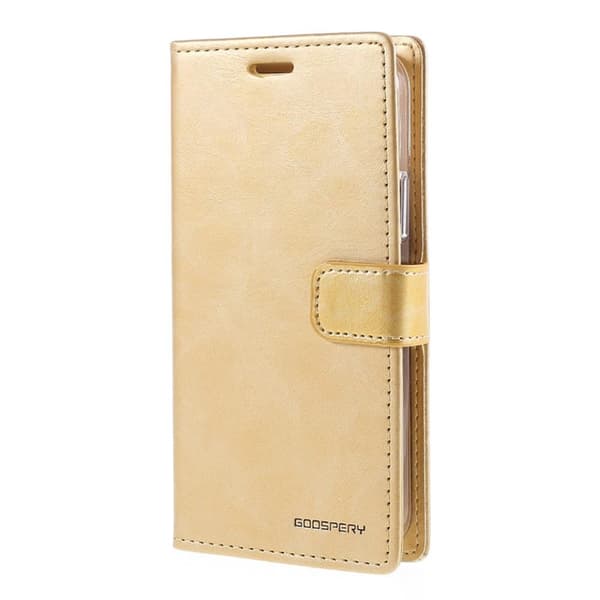 MERCURY GOOSPERY Blue Moon Wallet Case iPhone 12 Mini Gold