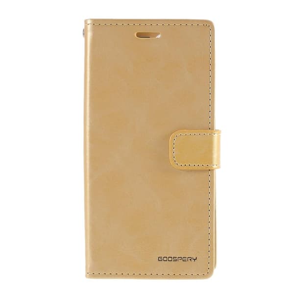 MERCURY GOOSPERY Blue Moon Wallet Case iPhone 12 Mini Gold